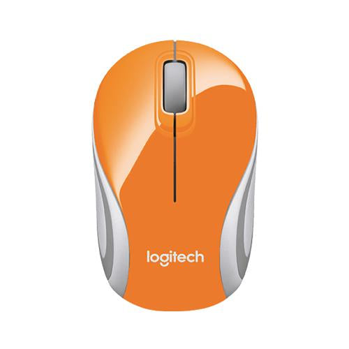 Logitech Wireless Mini Mouse M187 - Orange - AP