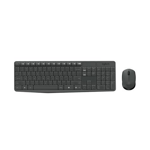 Logitech MK235 Black Wireless Keyboard and Mouse
