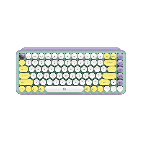 Logitech POP Keys Daydream (Mint) Wireless Mechanical Keyboard with Customizable Emoji Keys