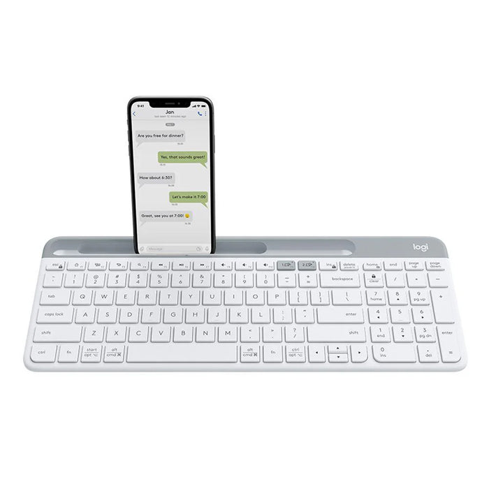 Logitech K580 SLIM MULTI-DEVICE WIRELESS - OFF WHITE