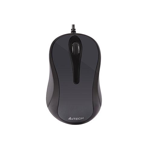 A4TECH N-350-1 Glossy Grey V-Track Mouse