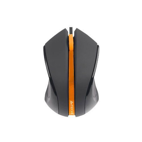 A4TECH N-310-1 Black Orange V-Track Mouse