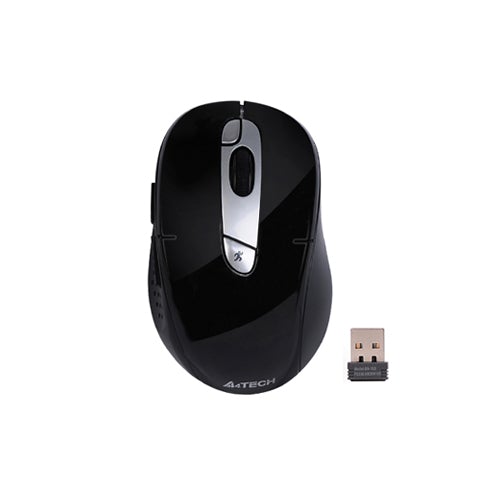 A4TECH G11-570FX Rechargeable 2.4G Black Silver Mouse