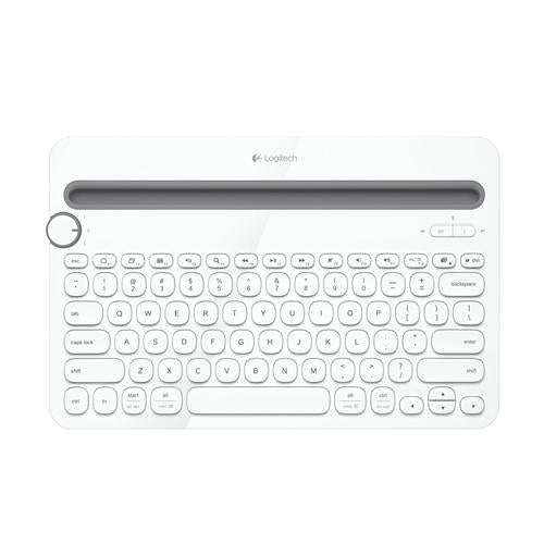 Logitech Bluetooth Multi-Device Keyboard K480 - White - AP