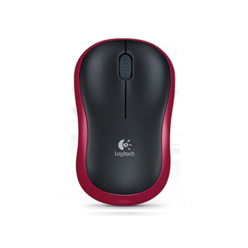 Logitech Wireless Mouse M185 - Red - AP