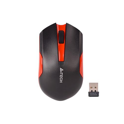 A4TECH G3-200N Black+ Red Wireless Mouse