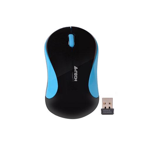 A4TECH G3-270N Black Blue Wireless Mouse