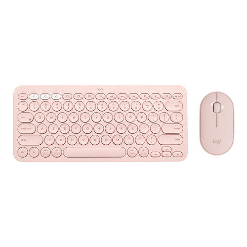 Logitech K380 + M350 Bundle Rose