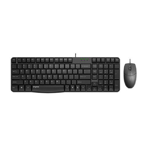 RAPOO X120 Pro Wired Optical Mouse and Keyboard Combo