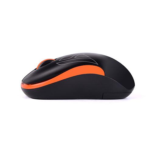 A4TECH G3-300N Black Orange Wireless Mouse
