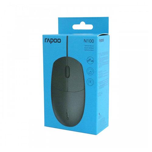 RAPOO N100 Optical Mouse Black