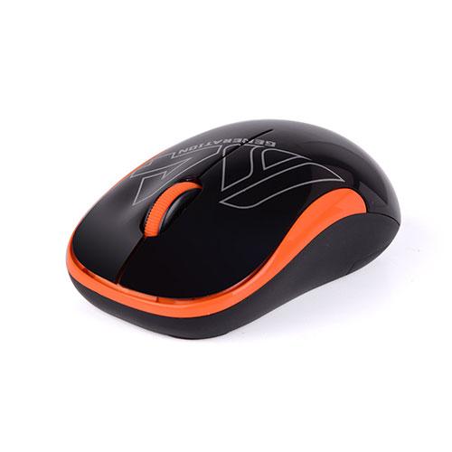A4TECH G3-300N Black Orange Wireless Mouse